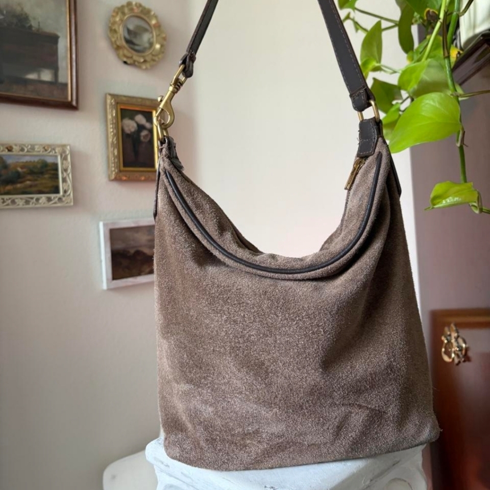 Vintage Brandy melville suede bag